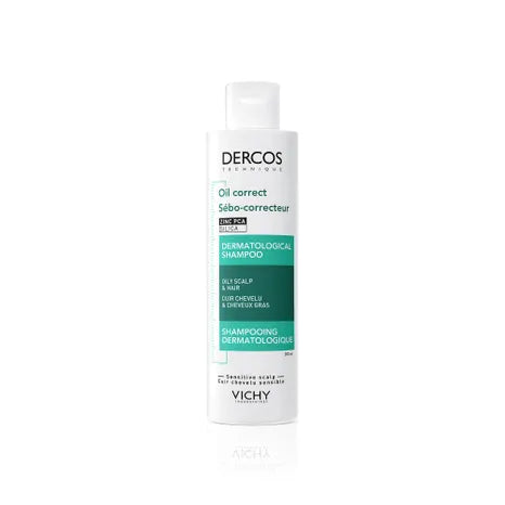 Dercos Shampoo Sebo Regolatore Trattante Capelli Grassi 200 ml