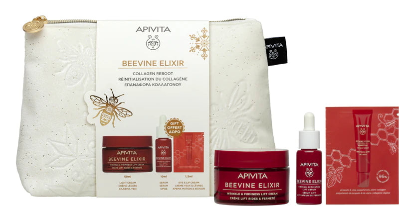 Apivita Natale Beevine Elixir Gift Pouch (with Rich Cream)