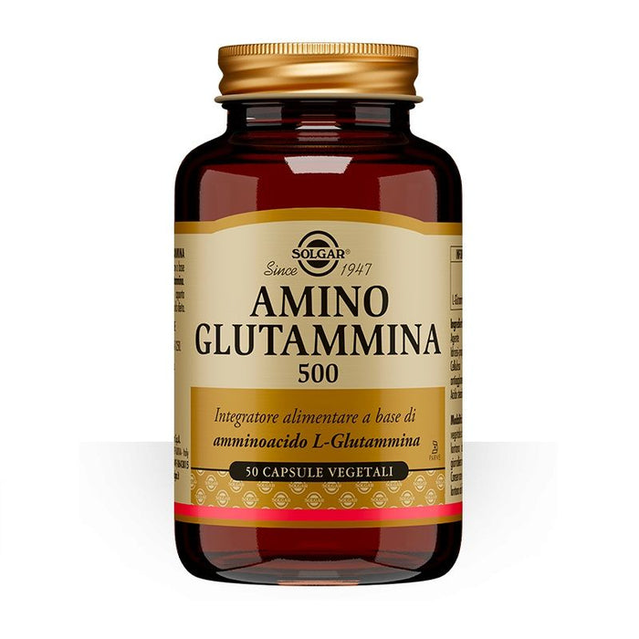 Solgar Amino Glutammina 500 - 50 capsule vegetali