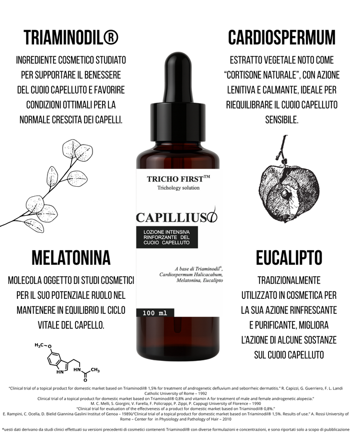 Triaminodil e cosmetica tricologica