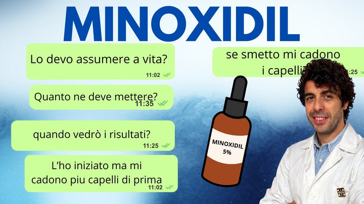 Quanto usare il minoxidil e cosa succede quando si interrompe