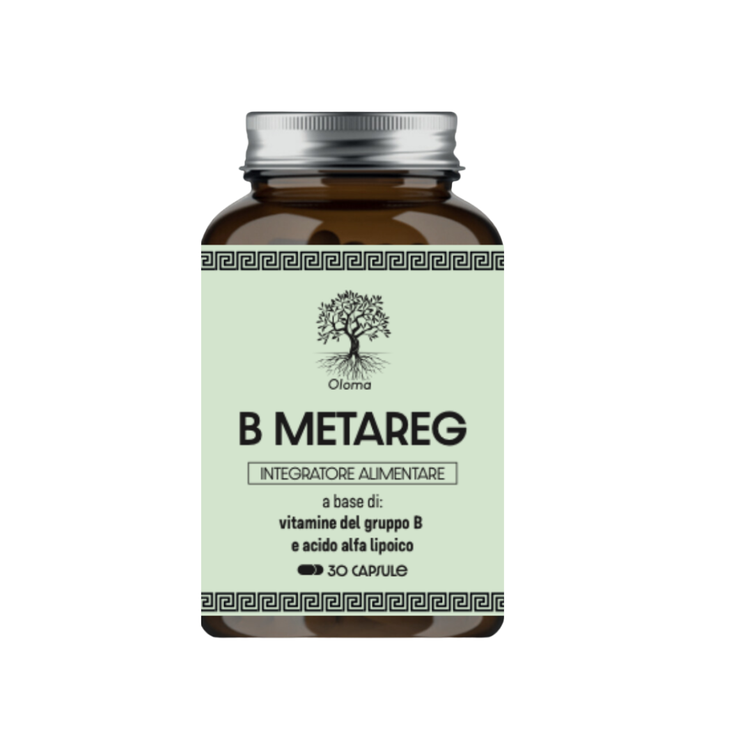 B METAREG - COMPLESSO VITAMINE B ACIDO ALFA LIPOICO, URIDINA 5 MONOFOSFATO, BETAINA, ACIDO FOLICO - 30 CAPSULE